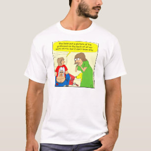 T-shirt Bande dessinée de chemise de fente de 434 bouts