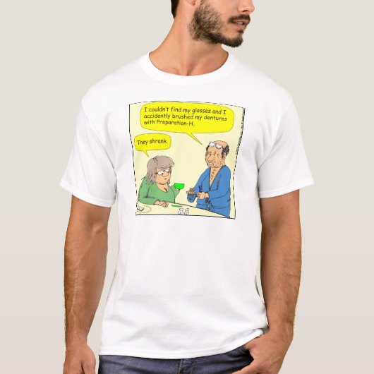 T-shirt bande dessinée de crème de hémorroïde de 408 (Devant)