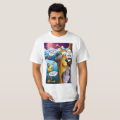 T-shirt Bande dessinée de l'arche de Noé (Devant entier)