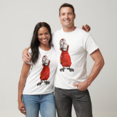 T-shirt bande dessinée de perroquet (Unisexe)