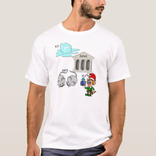 T-shirt Bande dessinée d'Elf de souris de banquise (je me