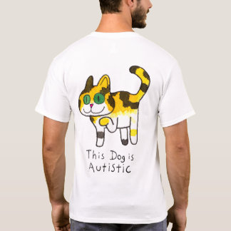T-shirt Bande dessinée drôle de chien autiste mignon