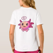 T-shirt Bande dessinée du mignon Axolotl (Dos)