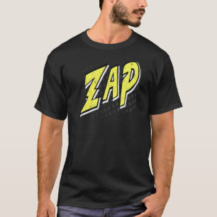 T-shirt Bande dessinée Effet sonore Boule d'action Whap