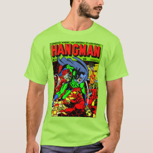 T-shirt bande dessinée HANGMAN des années 1940