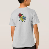 T-shirt Bande dessinée hawaïenne de Noël de Mele (Dos)