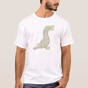 T-shirt Bande dessinée heureuse de poissons d'orphie