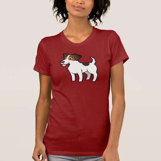 T-shirt Bande dessinée Jack Russell Terrier (Devant)