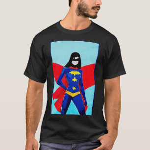 T-shirt Bande dessinée masquée super héros esthétique
