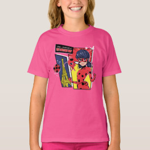 T-shirt Bande dessinée Miraculaire Ladybug Parisienne