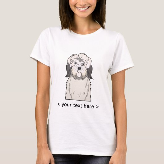 T-shirt Bande dessinée polonaise de chien de berger de (Devant)