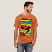 T-shirt bande dessinée pour homme de chat (Devant entier)