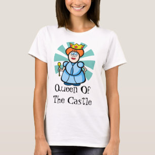 T-shirt Bande dessinée "reine du château "