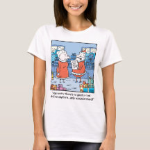Bande dessinée Santa de Noël bonnes et mauvaise