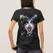 T-shirt Bande dessinée Style Vampire Halloween Party (Dos)