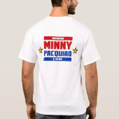 T-shirt Bande dessinée T de Minny Pacquiao (Dos)