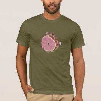 T-shirt Bande en spirale T de jambon