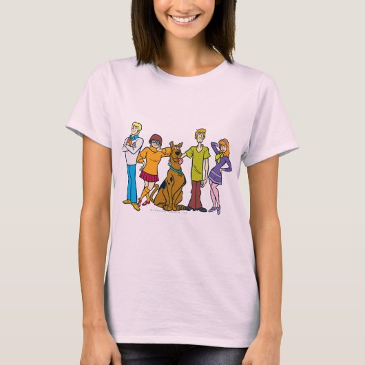 T-shirt Bande entière 14 Mystery Inc (Devant)