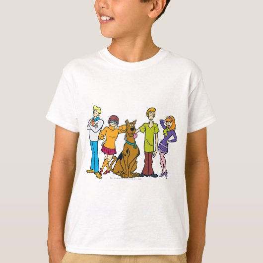 T-shirt Bande entière 14 Mystery Inc (Devant)