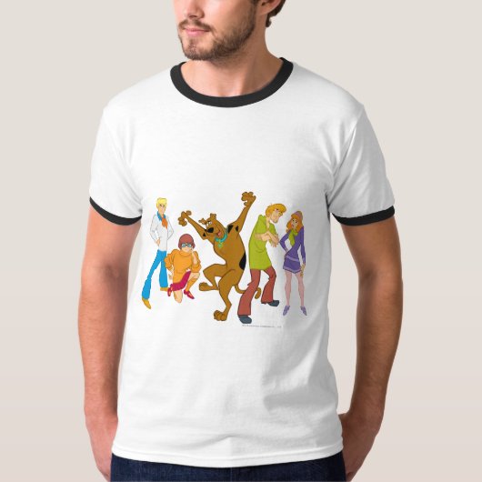 T-shirt Bande entière 16 Mystery Inc (Devant)