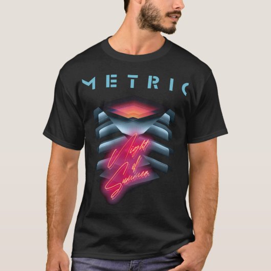 T-SHIRT BANDE MÉTRIQUE (6) (Devant)