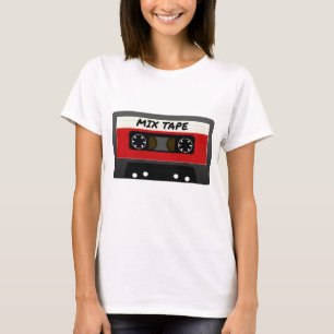 T-shirt Bande Mixte Rouge - Cadeau Rétro Inspiré des Année