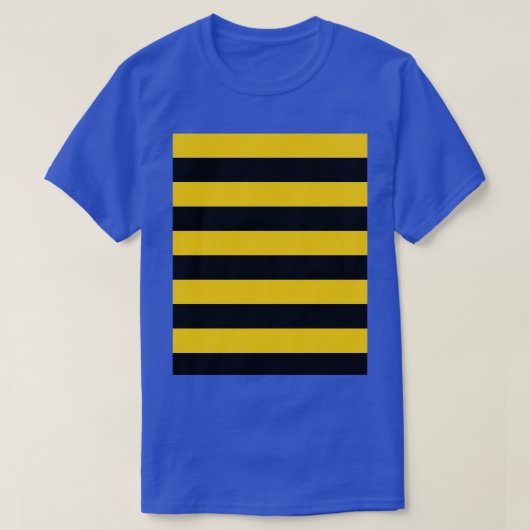 T-shirt Bande noire et jaune motif d'abeille Graphique (Design devant)