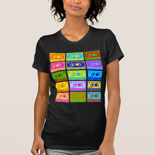 T-shirt Bande psychédélique de mélange (Devant)