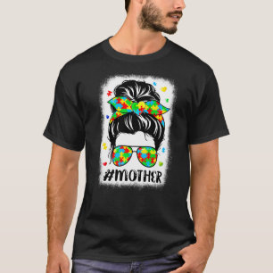T-shirt Bandeau de chignon désordonné Mère solidaire Femme