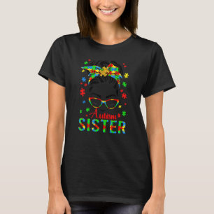 T-shirt Bandeau de puzzle de cheveux en chignon désordonné