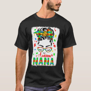 T-shirt Bandeau de puzzle de chignon désordonné pour la se