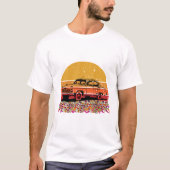 T-shirt Bandeau de tête de siège de voiture (Devant)