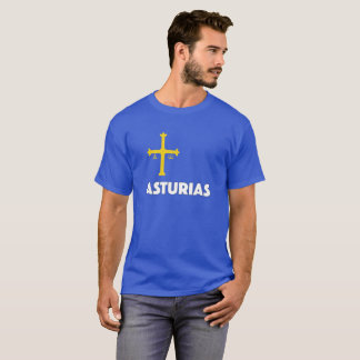 T-shirt Bandera De Asturies Camiseta - drapeau des