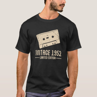 T-shirt Bandes Cassette S 1952 Design rétro Vintage Birthd