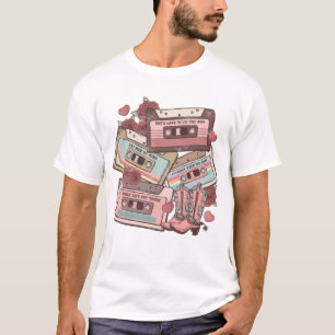 T-shirt Bandes de cassettes de l'Ouest