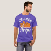 T-shirt Bandes de poulet Fried Tenders Hot Wing Doing (Devant entier)