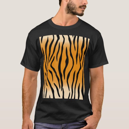 T-shirt Bandes de tigres parfaites (Devant)