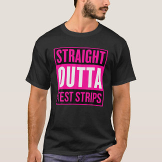 T-shirt Bandes D'Essai Extérieures Droite Drôle Type 1 Dia