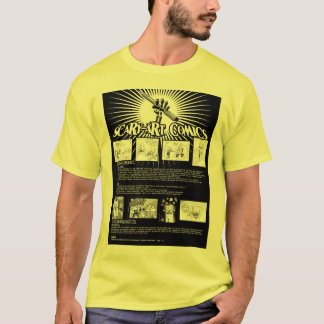 T-shirt Bandes dessinées d'Effrayant-Art