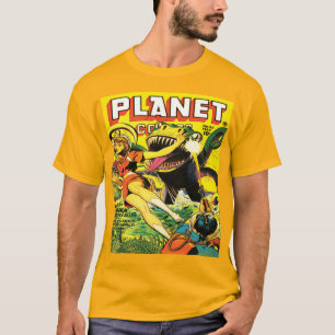 T-shirt BANDES DESSINÉES SCI FI de PLANÈTE des années 1
