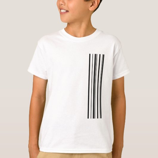 T-shirt Bandes noires (Devant)