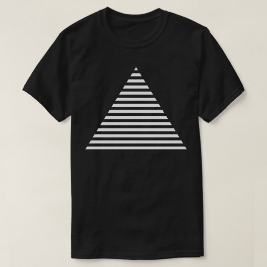 T-shirt bandes triangulaires (Design devant)