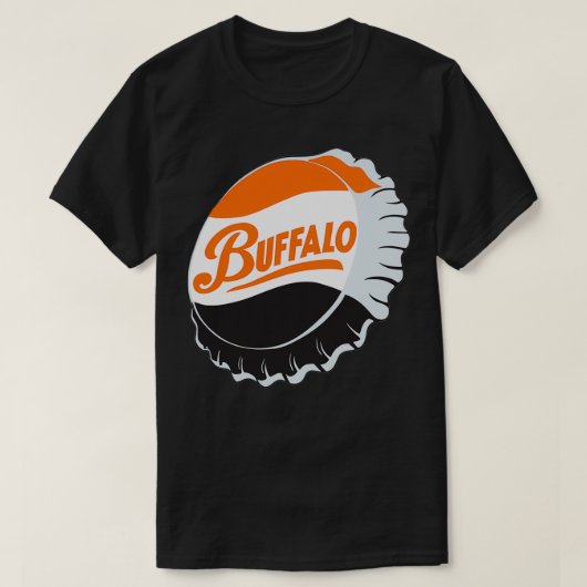 T-shirt Bandits Casquettes de bouteilles de Buffalo (Design devant)