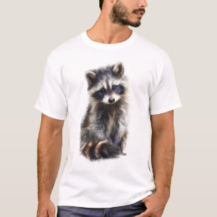 T-shirt Bandits de forêt de ratons laveurs duveteux Hommes