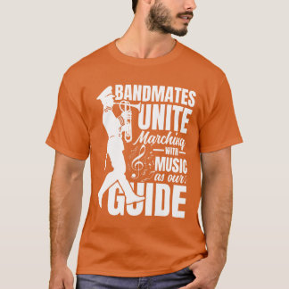 T-shirt Bandmates Unissent Marche Avec La Musique Comme No