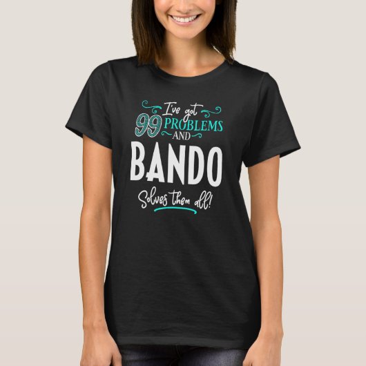 T-shirt Bando Design Bando Les Résout Tous (Devant)