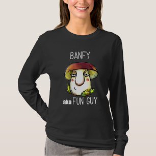 T-shirt Banfy Aka Amusant Guy Fungi Champignons Pour Grand