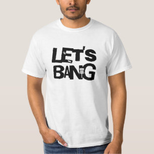 T-shirt Bang Thème de golf sur disque