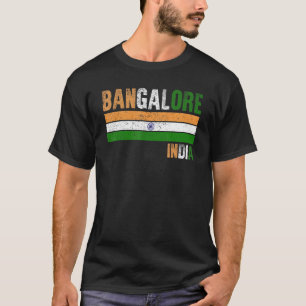 T-shirt Bangalore Inde Drapeau Indien Hommes Femmes Enfant