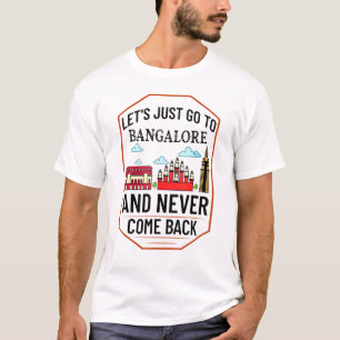 T-shirt Bangalore India City Skyline